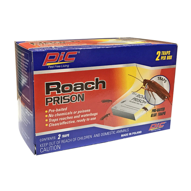 Pic Roach Prison Pre-Baited Glue Trap (2 Pack)