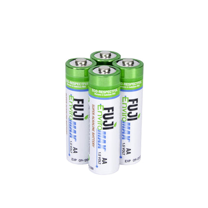 Fuji EnviroMAX Super Digital Alkaline Eco Friendly Batteries (Pack of 12, AA)