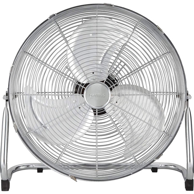 Optimus F-4122 F-4122 3-Speed 40-Watt 12-In. Industrial-Grade High-Velocity Floor Fan
