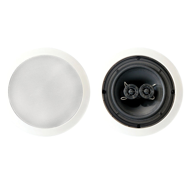 BIC America MSR6D 100-Watt 6.5 Dual Voice-Coil Stereo in-Ceiling Speaker
