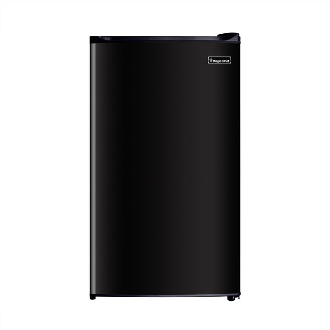 Magic Chef MCBR350B2 Compact Refrigerator with Manual Defrost, Small Refrigerator for Compact Spaces, 3.5 Cubic Feet, Black