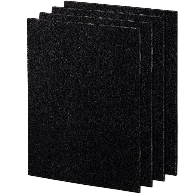 Fellowes Carbon Filters for AeraMax Air Purifiers - 4 Pack (9324201),Black, 16.1  x 12.4  x 0.2