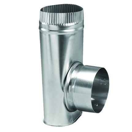 Deflecto Dryer Offset Connector, 4 Diameter, Silver (AMDOC/6)