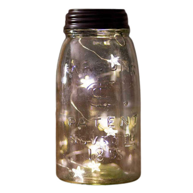 CTW Home Collction Angel Tears 46  Solar LED Star Light String LID for Regular Mason JAR
