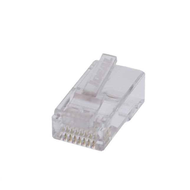 IDEAL Industries, Inc. 85-367 8P8C Single Piece Modular Plug Connector, RJ-45 Connector for CAT6, Twisted Pair 250 MHz Cables, 25 Connectors