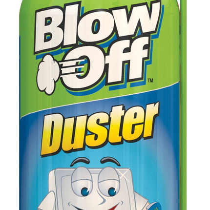 Blow Off Air Duster Can with Nozzle, 10 oz., Blue/Green - 9962