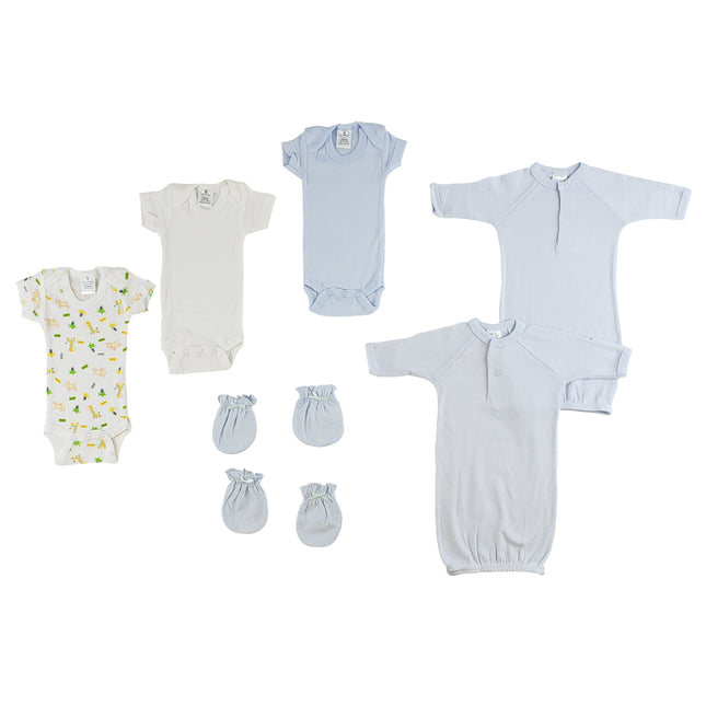 Preemie Boys Onezies, Gowns and MIttens CS_0072