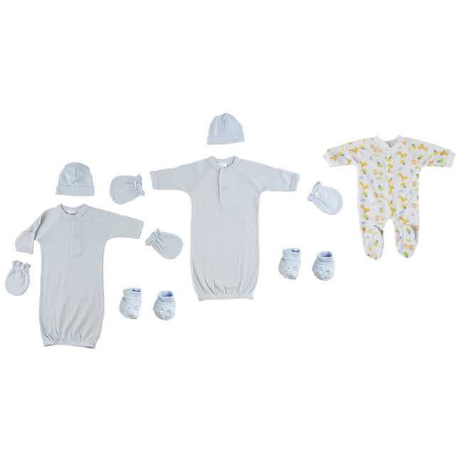 Preemie Boys Sleep-n-Play, Gowns, Caps, Booties and MIttens CS_0074