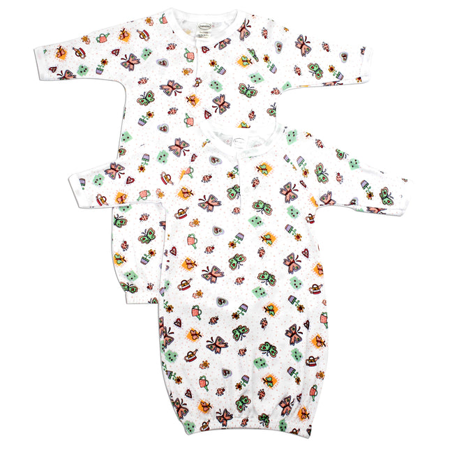 Girls Print Infant Gowns - 2 Pack 912G