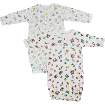 Girls Print Infant Gowns - 2 Pack CS_0089