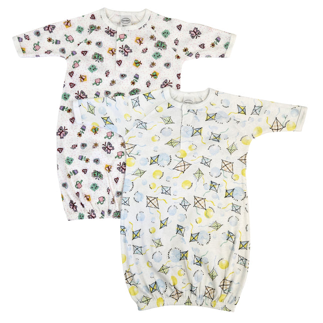 Newborn Baby Girl 2 Piece Gown Set NC_0831
