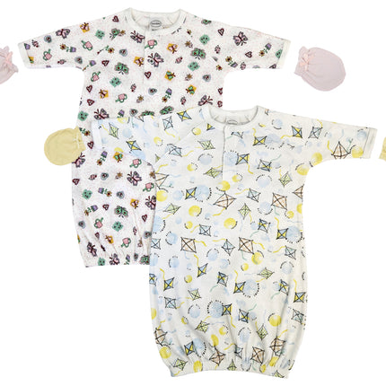 Newborn Baby Girl 4 Piece Gown Set NC_0832