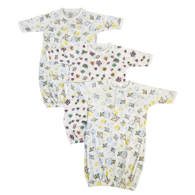 Newborn Baby Girl 3 Piece Gown Set NC_0835