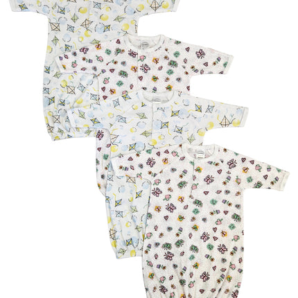 Newborn Baby Girl 4 Piece Gown Set NC_0836