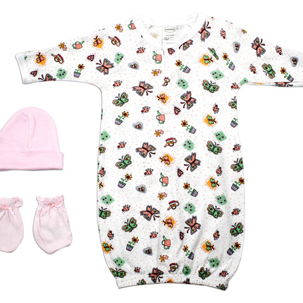 Girls 3 Piece Layette Set LS_0133