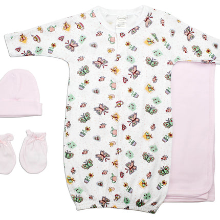 Girls 4 Piece Layette Set LS_0134
