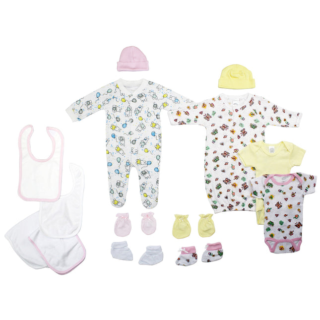 Newborn Baby Girls 11 Pc Layette Baby Shower Gift Set LS_0135