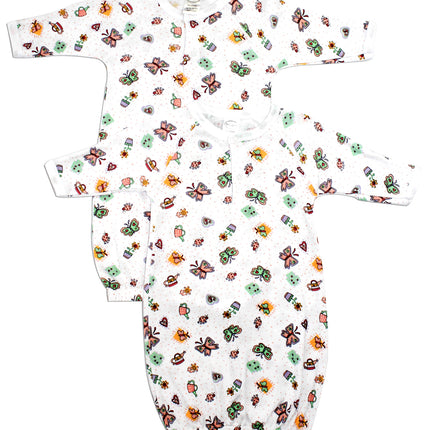Printed Infant Gowns - 2 Pack 912U
