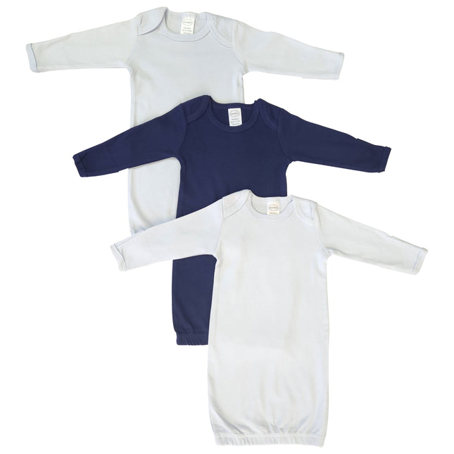 Newborn Baby Boy 3 Piece Gown Set NC_0844