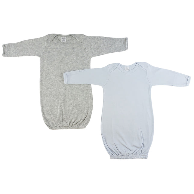 Boy Newborn Baby 2 Piece Gown Set LS_0672