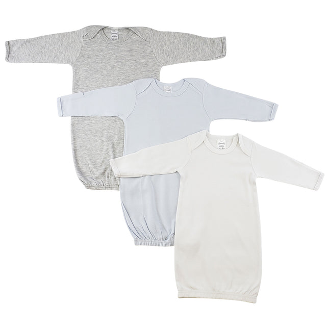 Boy Newborn Baby 3 Piece Gown Set LS_0675