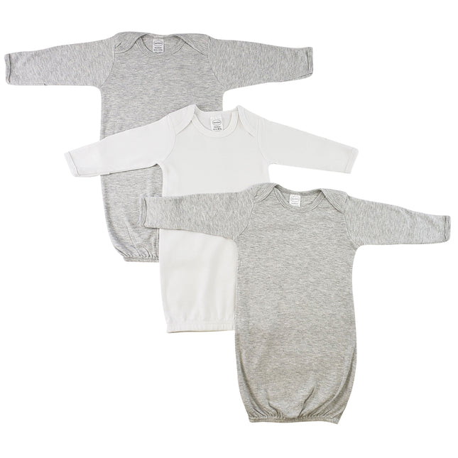 Newborn Baby Girls 3 pc Gown Set LS_0684