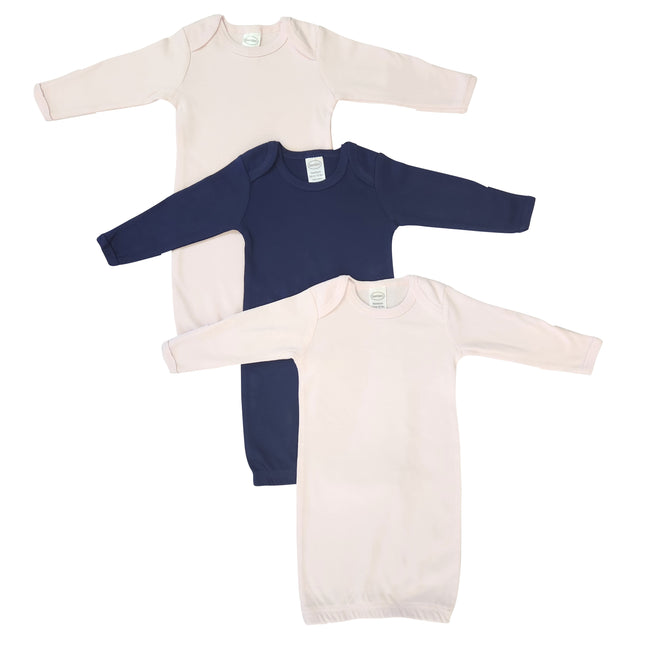 Newborn Baby Girl 3 Piece Gown Set NC_0891