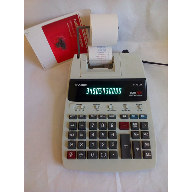 CNMP170DH3 - Canon P170DH3 Two-Color Roller Printing Calculator