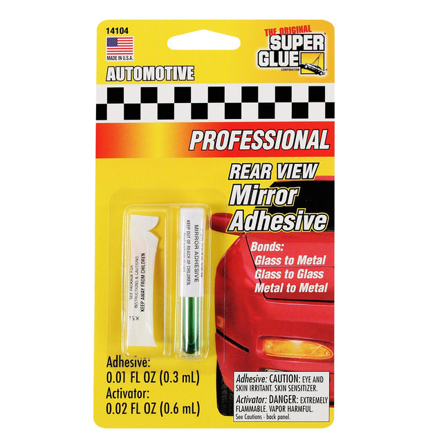 Super Glue 141041-12 Automotive Rear View Mirror Adhesive