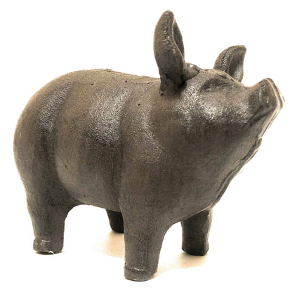 Cast Iron Small Piglet Garden Statue