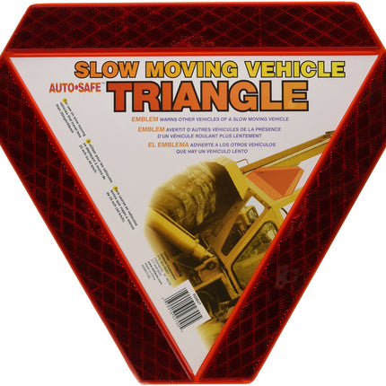 Deflecto RSMVT Slow Moving Vehicle Triangle, Multicolor