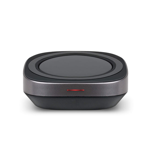 AT&T WC100 Qi Certified 5W Fast Wireless Charger Desk Accessory Convertible with Flat And Stand Positions - Compatible with Samsung, Apple iPhone X, iPhone 8, and iPhone 8 Plus