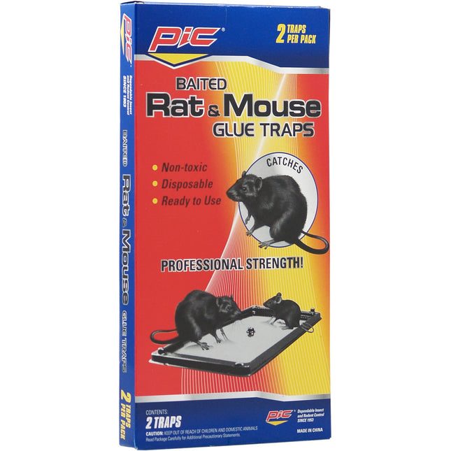 Pic GT2 Glue Rat Tray, 2-Pack
