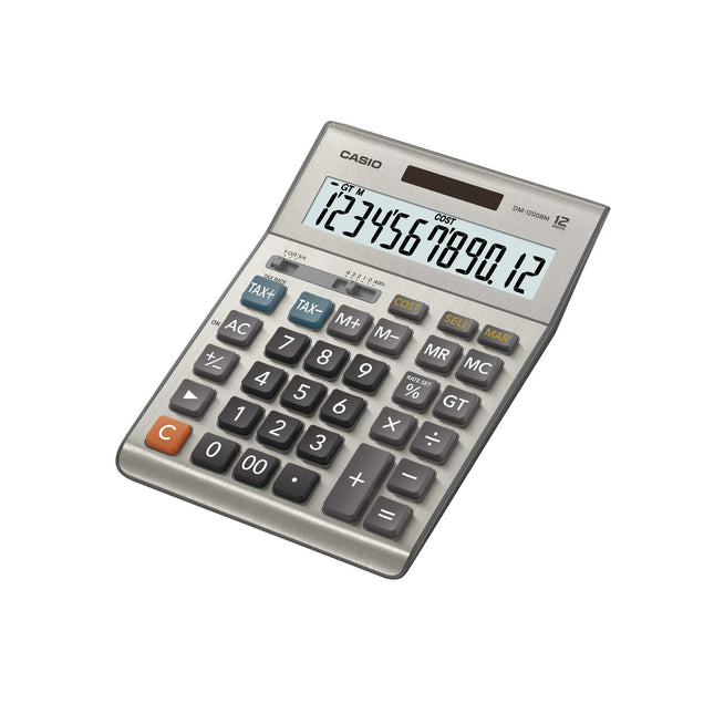 Casio DM-1200BM,Business Desktop Calculator, Extra Large Display