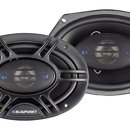 Blaupunkt 6 x 9-Inch 450W 4-Way Coaxial Car Audio Speaker, Set of 2,Black