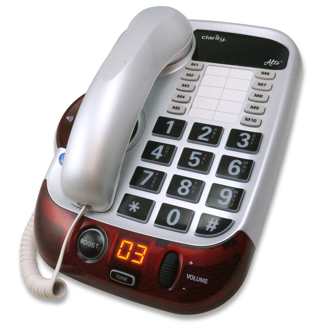 Clarity Alto 54005.001 Digital Extra Loud Big Button Speakerphone