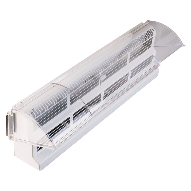 Deflecto Adjustable Air Deflector Baseboard, 15  x 25  (53)