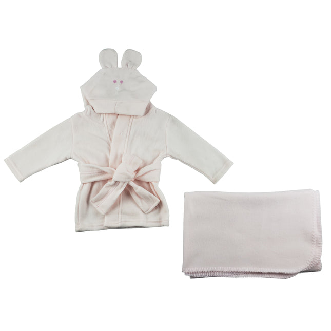 Fleece Robe and Blanket - 2 pc Set CS_0056