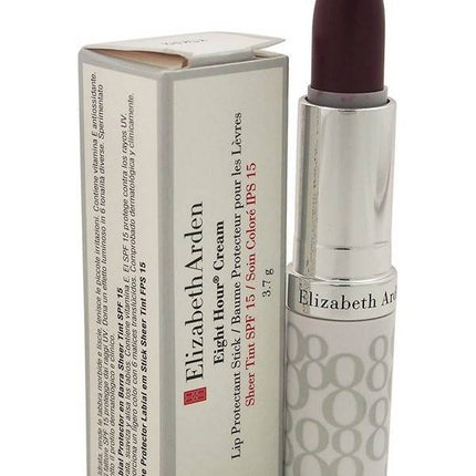 Elizabeth Arden LPSN10X Eight Hour Cream Lip Protectant Stick Sheer Tint SPF15 #04 Plum 3.7 GMS
