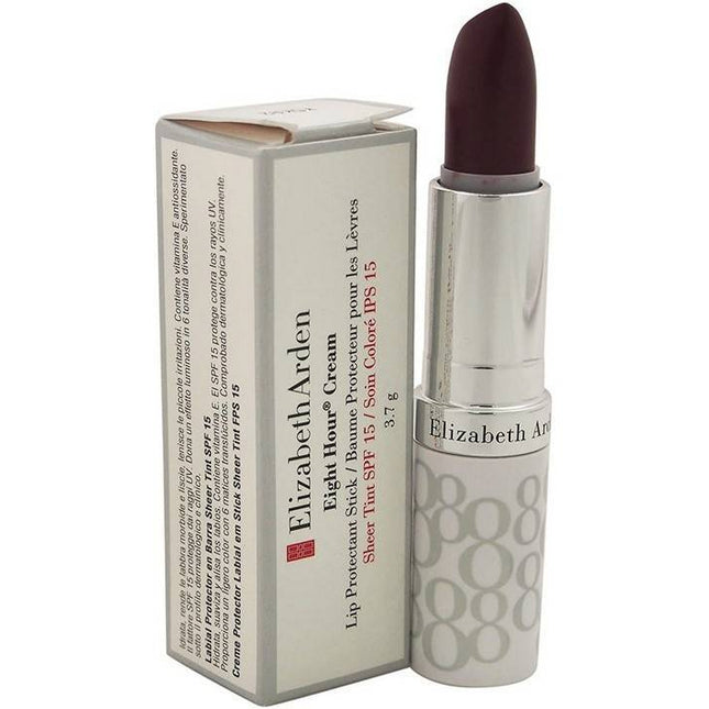 Elizabeth Arden LPSN10X Eight Hour Cream Lip Protectant Stick Sheer Tint SPF15 #04 Plum 3.7 GMS