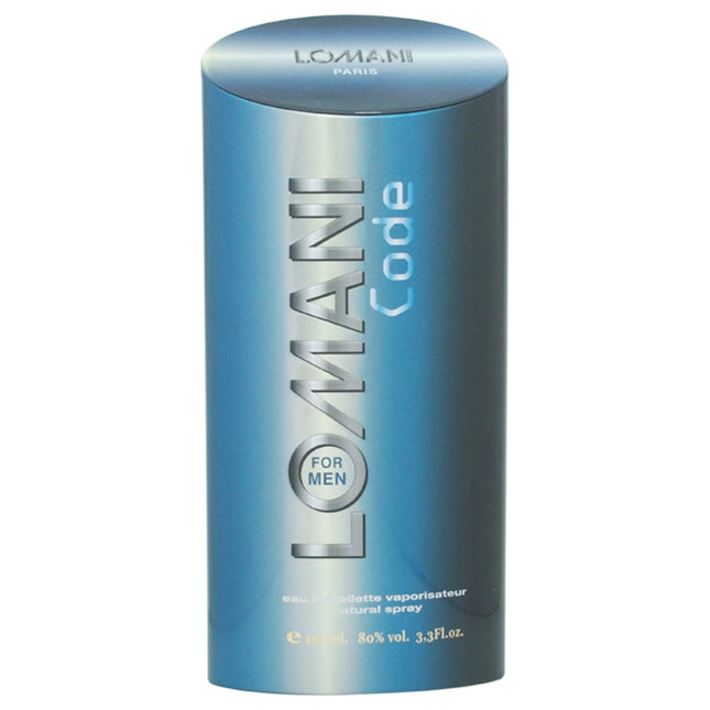 Lomani Code by Lomani for Men - 3.3 oz EDT Spray