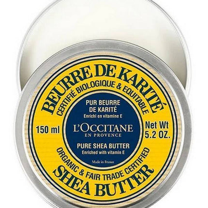 Loccitane 01BK150K0 Shea Organic Certified Pure Shea Butter 5.2 FL.OZ (150 ml)