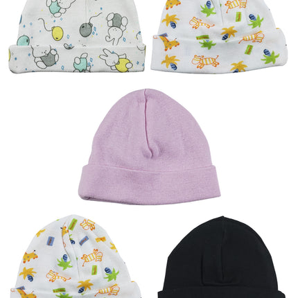 Girls Baby Cap (Pack of 5) LS_CAPS_GIRLS
