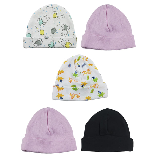 Girls Baby Cap (Pack of 5) LS_CAPS_GIRLS