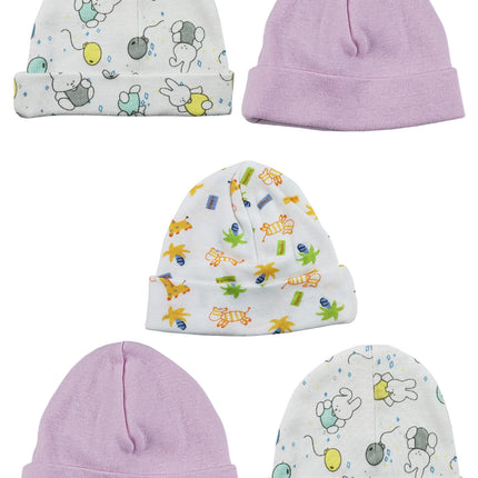 Girls Baby Cap (Pack of 5) LS_CAPS_GIRLS