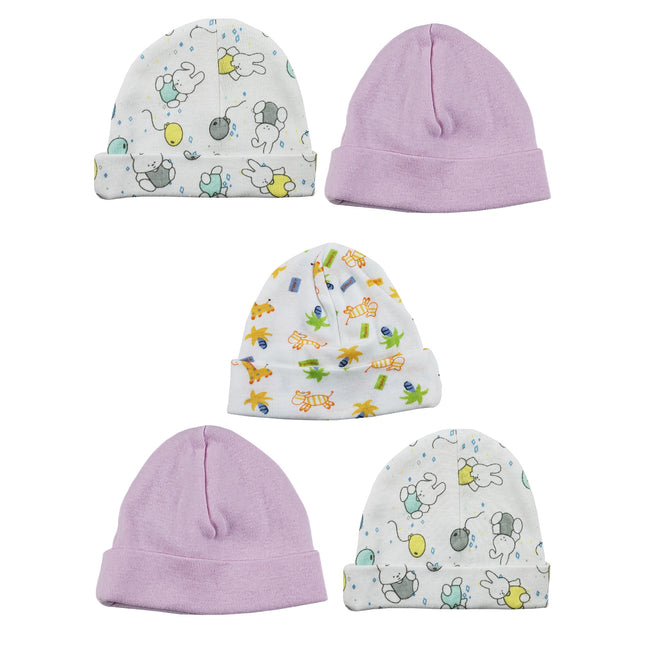 Girls Baby Cap (Pack of 5) LS_CAPS_GIRLS
