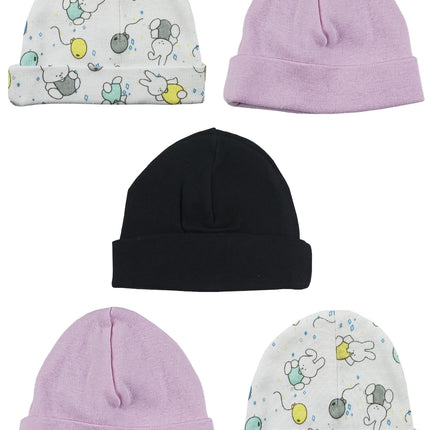 Girls Baby Cap (Pack of 5) LS_CAPS_GIRLS