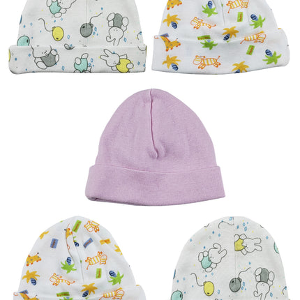 Girls Baby Cap (Pack of 5) LS_CAPS_GIRLS