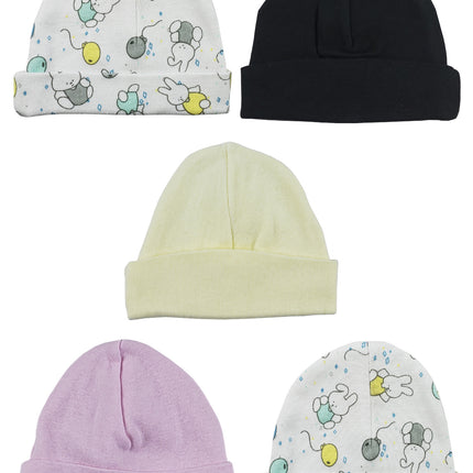 Girls Baby Cap (Pack of 5) LS_CAPS_GIRLS