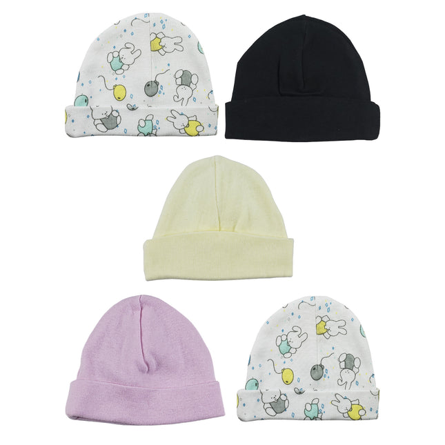 Girls Baby Cap (Pack of 5) LS_CAPS_GIRLS